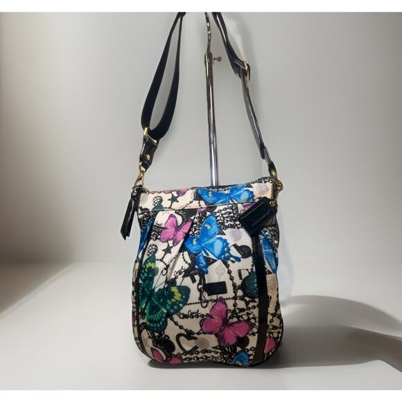 Rare Limited Print Coach F49149 Poppy Butterfly Print Swingpack Crossbody Bag - Picture 4 of 15